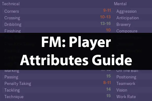 Player Attributes & Stats Explained – Football Manager