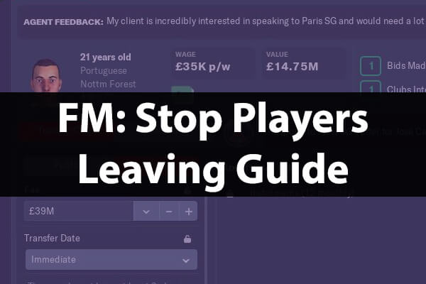Stop players leaving guide Football Manager