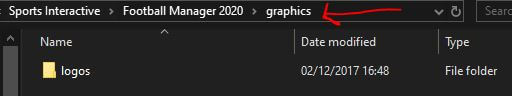 Filepath for adding graphics FM20